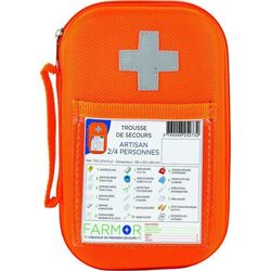 Trousse secours fluo ARTISAN 2/4 PERSONNES Bourg-de-Péage