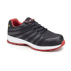 Chaussures de s&eacute;curit&eacute; basses GALAXITE S1P SRC Noir/Rouge