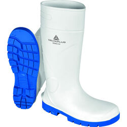 Bottes de s&eacute;curit&eacute; KEMIS S4 SRC CI BLANC BLEU Bourg-de-Péage