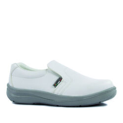 Mocassins de s&eacute;curit&eacute; femme STELLA S2 SRA BLANC Bourg-de-Péage