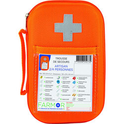 Trousse secours fluo ARTISAN 2/4 PERSONNES Bourg-de-Péage